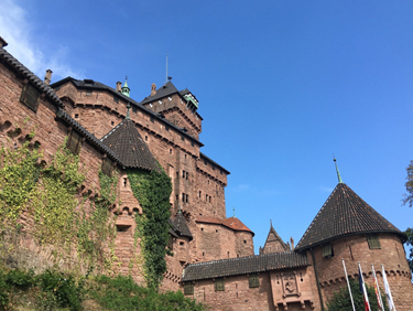 Le ch&acirc;teau du Haut Koenigsbourg, la montagne des singes et la volerie des aigles