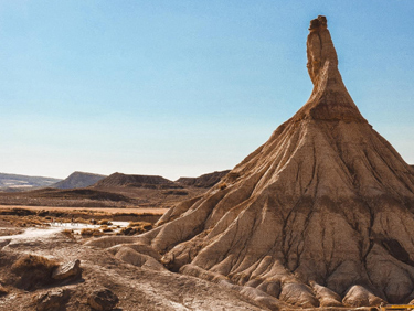 partir en randonn&eacute;e dans le d&eacute;sert des Bardenas Reales en Espagne- &eacute;change de maison